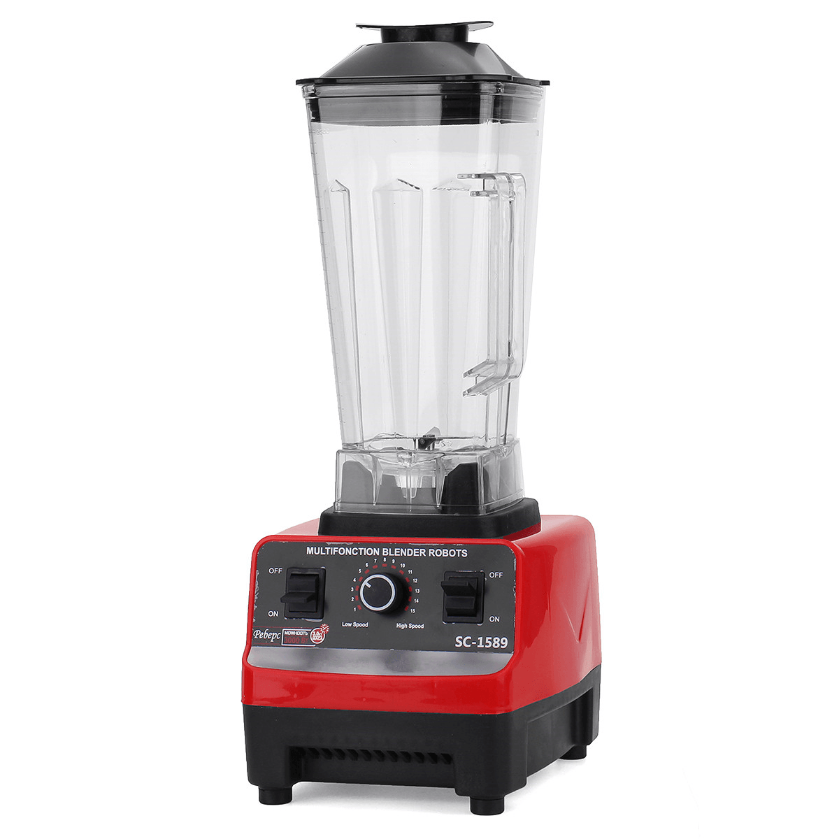 4500W 2.5L Blender Adjustable Speed Kitchen Food Mixer Soybean Milk Fruit Juicer