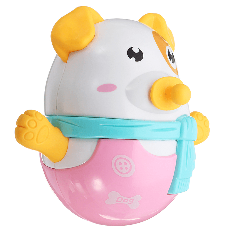 Tumbler Doll Baby Toys 3 meses con función de movimiento de cabeza Swe Learning Education Toys Gifts