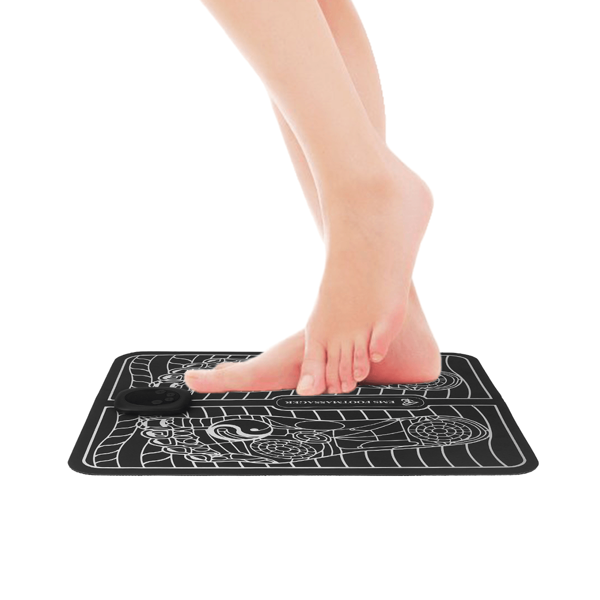 9-Level EMS Electric Foot Massager Pad Blood Circulation Muscle Stimulator Mat USB Rechargeable