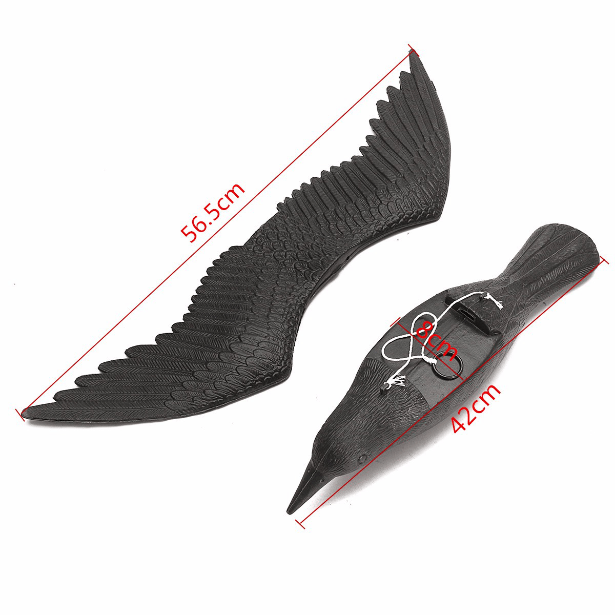 Fake Flying Falcon Crow Hallowmas Decorations Hunting Shooting Decoy Deterrent Repeller Garden Lawn