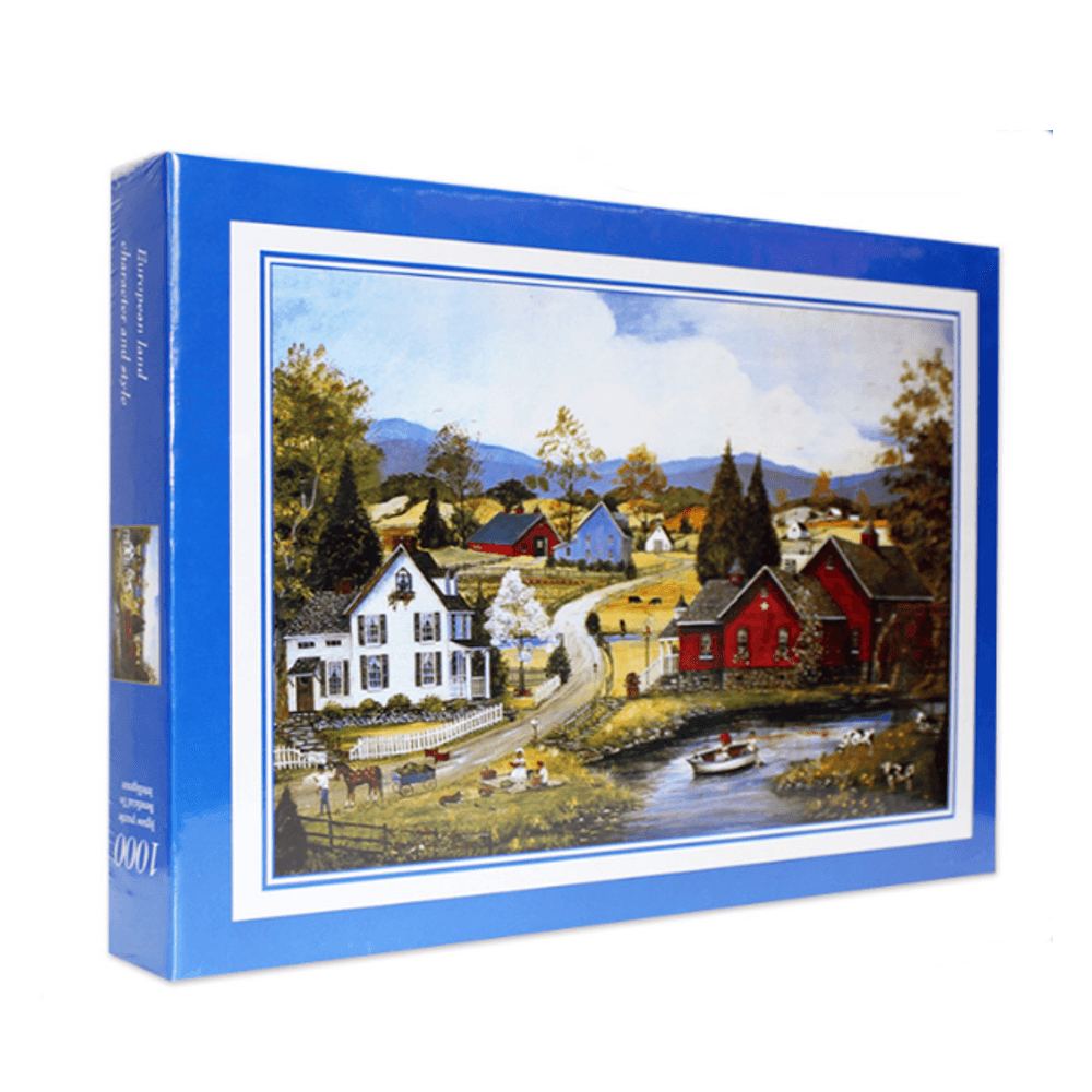 1000 Teile Papierpuzzle Landschaftsarchitektur Serie Kinder Erwachsene Bildung Freizeit Puzzle Spielzeug