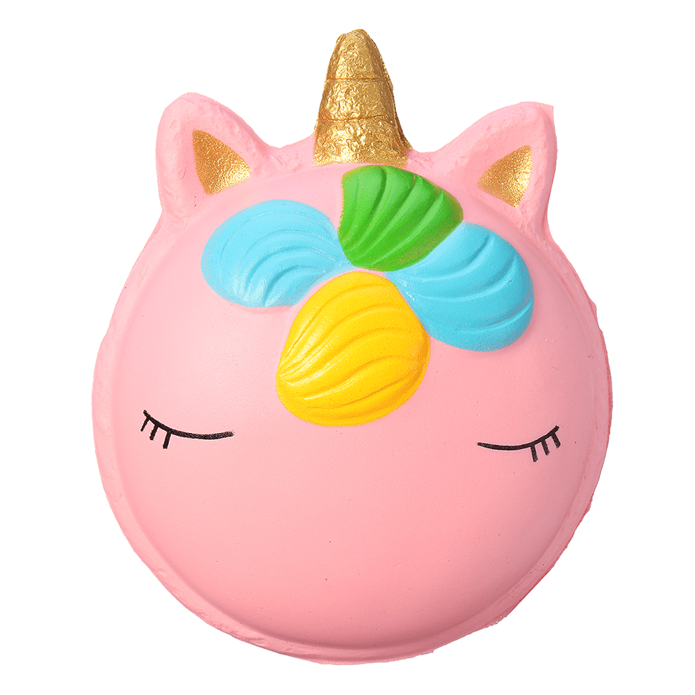 Fantasy Animal Squishy Unicorn Macaron 9CM Jumbo Toys Gift Collection with Packaging