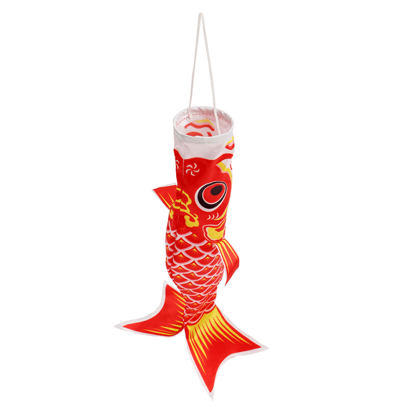 40Cm Japanese Style Koi Nobori Carp Flag Wind Sock Koinobori Fish Waterproof Kite Mascot Crafts Hanging Decor