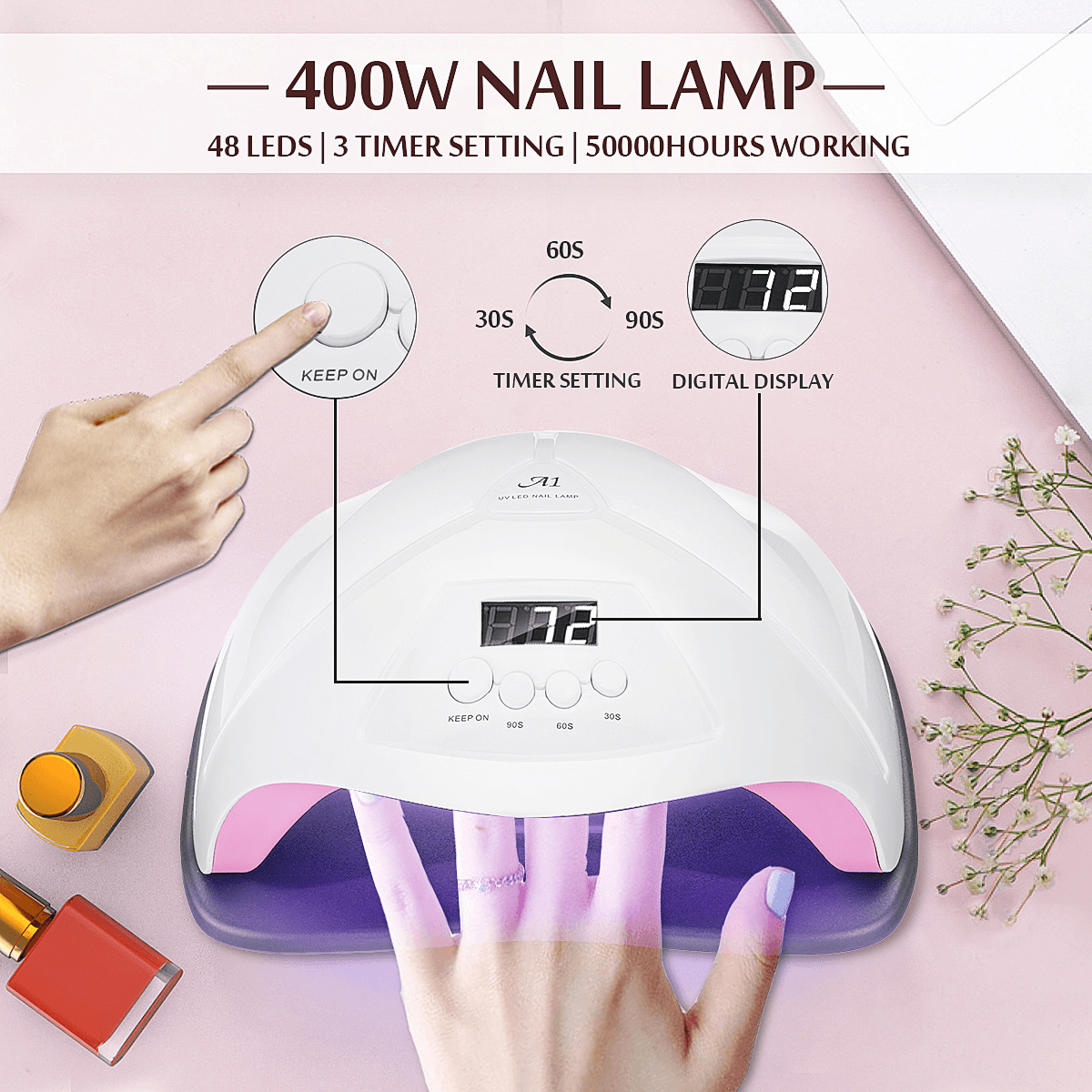 Machine Phototherapy Nail UV Lamp