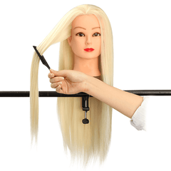 29'' Hair Salon Hairdressing Training Practice Model Mannequin Doll Head with Clamp