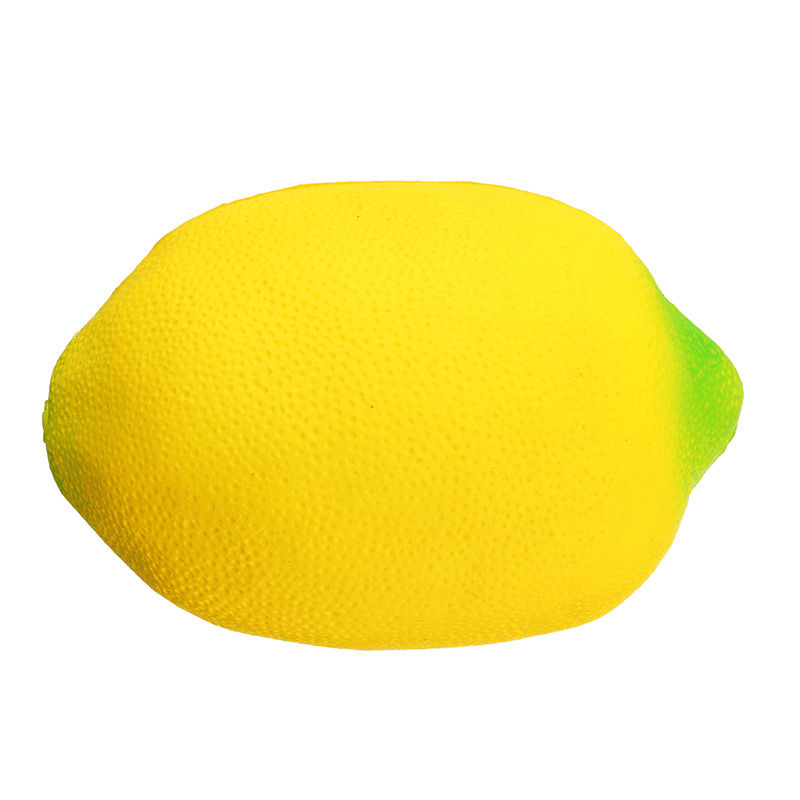 Squishy Yellow Lemon 12Cm Big Soft Slow Rising Fruit Collection Gift Decor Toy