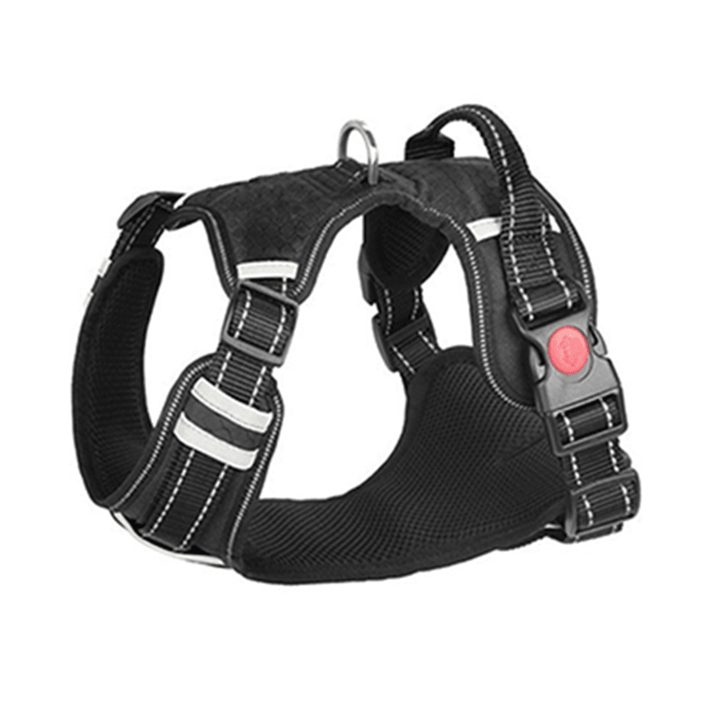 Daily Walking Outdoor Activities S/M/L/XL Pet Dog Harness Front Clip Reflective Explosion-Proof Rushing Oxford Padded Soft Vest Chest Strap Back