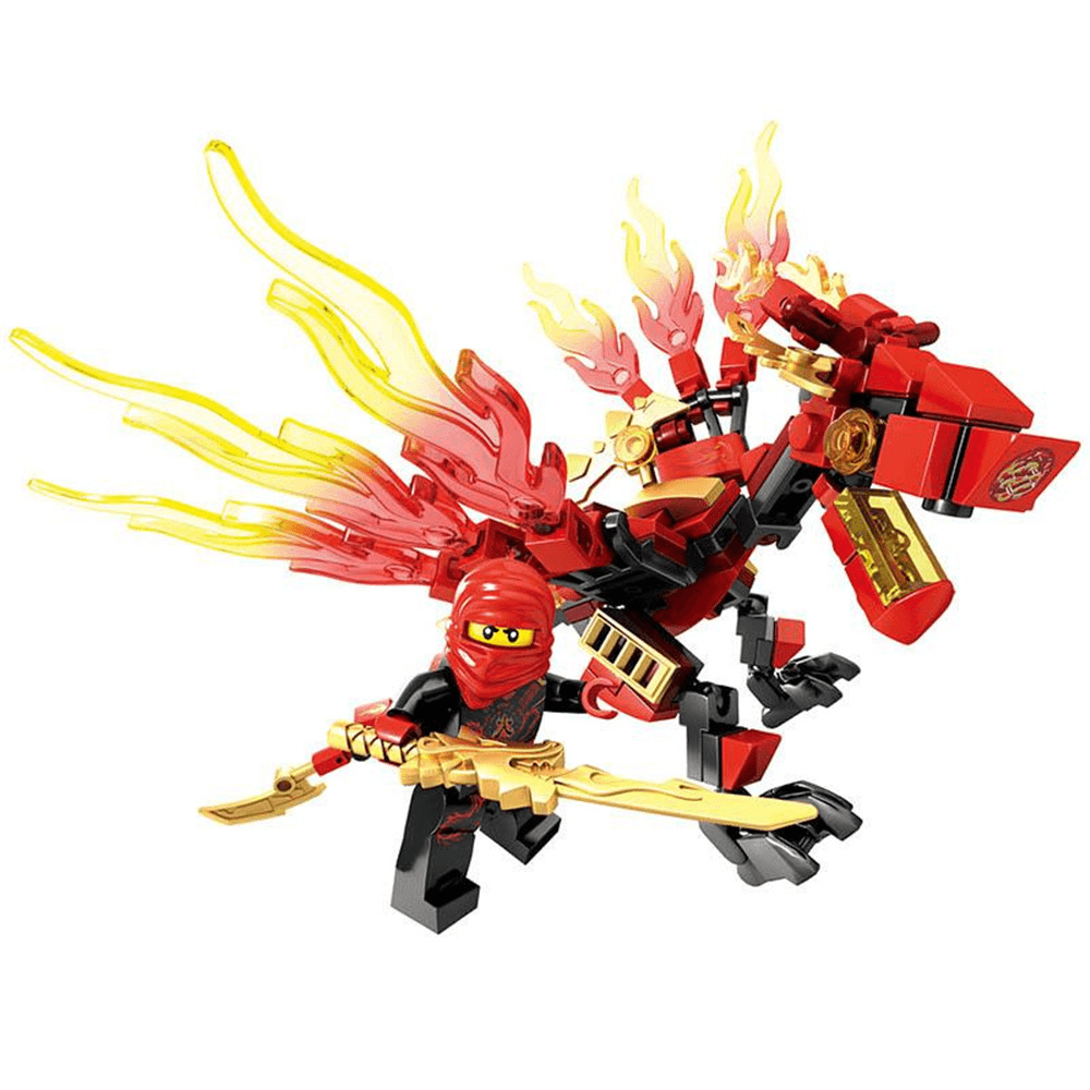 LOZ Sembao Dragon Phantom Ninja Compatible Blocks Assembly Bricks Blocks Toys Dragon Knight