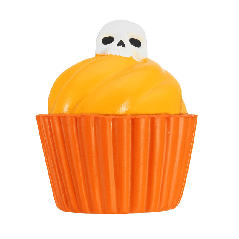 Yunxin Squishy Pumpkin Puff Cake Glow in Dark Halloween Slow Rising with Packaging Collection Gift