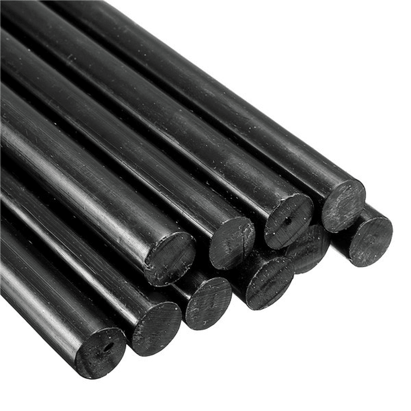 10Pcs 11Mm×200Mm Black Hot Melt Glue Crafting Models Repair Sticks