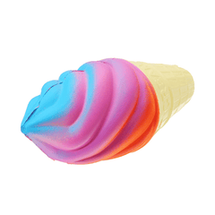 Colorful Ice Cream Squishy 14.5*6Cm Slow Rising with Packaging Collection Gift Soft Toy