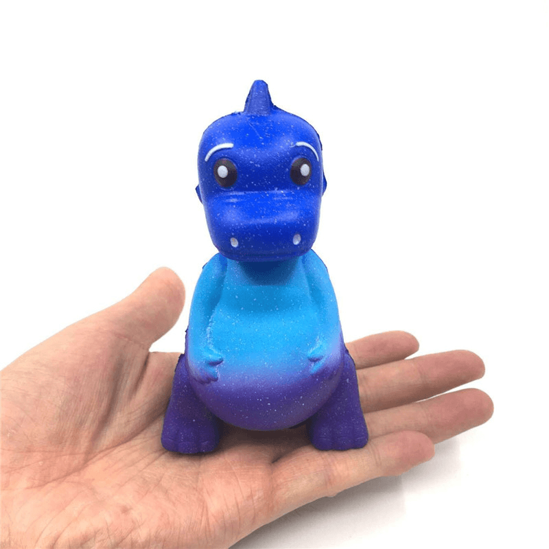 11.5*8*6.5Cm Squishy Colorful Dinosaur Slow Rising Phone Strap Pendant Soft Toys Original Packaging