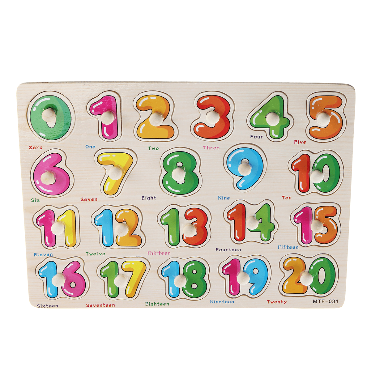 Colorful Wooden Alphabet/Math/Number Jigsaw Puzzle Toy Intelligence Early Education Toys