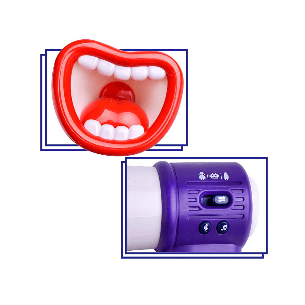 Amplificador de sonido Variable creativo, megáfono de voz, juguetes grabadores divertidos para niños