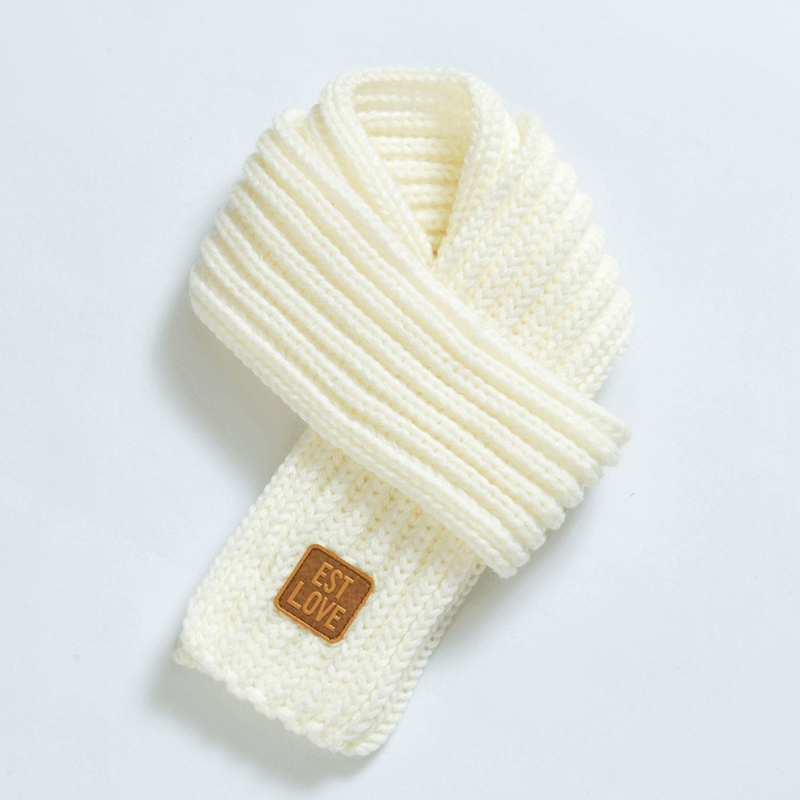 Bufandas Cuello Moda Niños Bufanda de punto Niños Niños Niñas Invierno Otoño Calentador de cuello suave