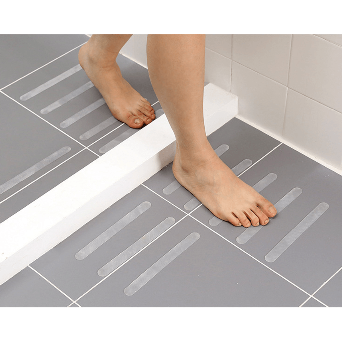 12 Pcs anti Slip Grip Strips Non-Slip Bathtub Safety Stickers Shower Floor