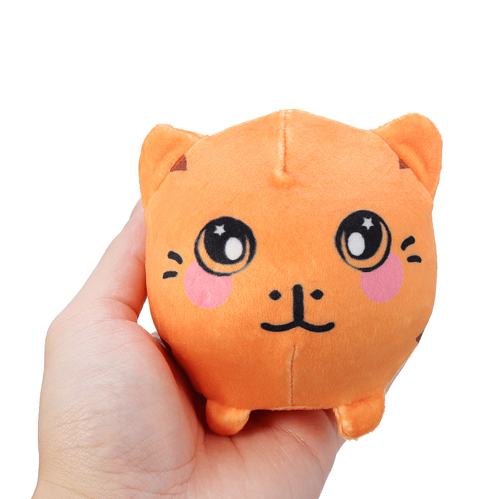 3,5" Squishamals Tiger Squishy geschäumtes, gefülltes Squishimal-Spielzeug, langsam steigender Plüschtier-Anhänger