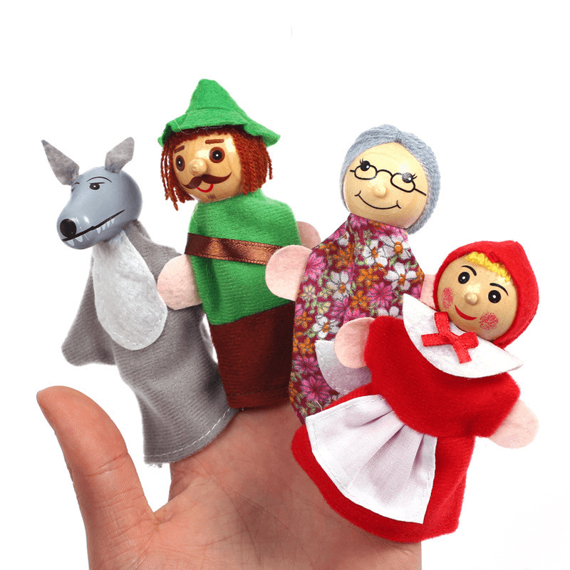 Weihnachten 7 Arten Familien-Fingerpuppen-Set, weiche Stoffpuppe für Kinder, Geschenk für Kinder, Plüschtiere