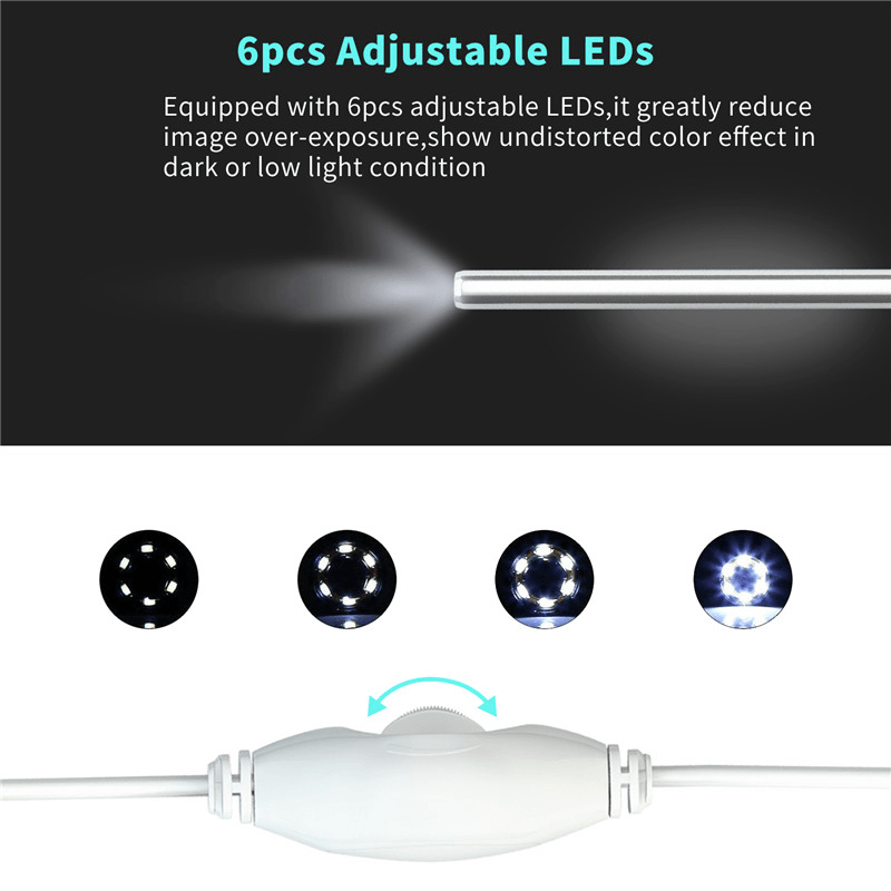 3-In-1 Ear Cleaning Earpick Endoscope HD Visual Ear Spoon Multifunctional Earpick with Mini Lens Ear Cleaning Tools Suitable for USB Android Type-C