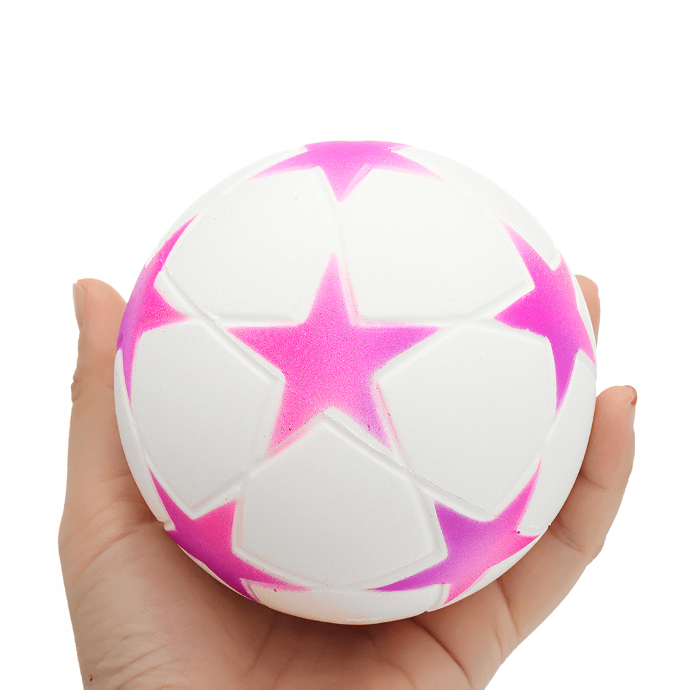 Star Football Squishy 9.5Cm Slow Rising with Packaging Collection Gift Soft Toy