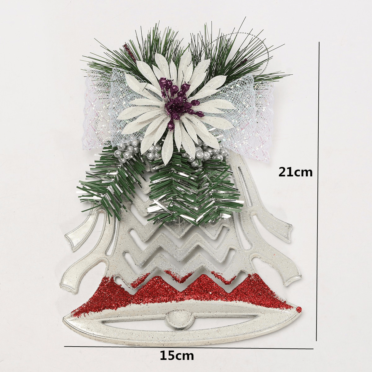 Plastic Christmas Tree Ornaments White Christmas Decoration Christmas Ornaments