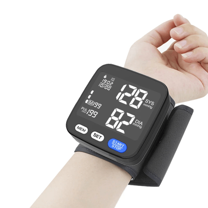 2021 CE ISO Approved Ambulatory Tensiometro Electronic Bp Apparatus Digital Wrist Cuff Blood Pressure Monitor