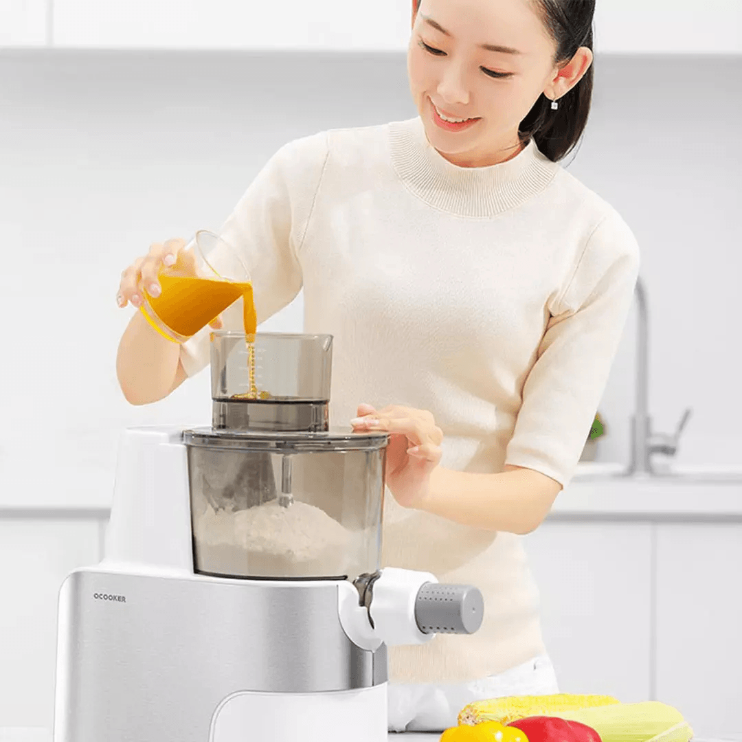 OCOOKER Automatic Noodle Maker from Stainless Steel Smart Power Cut 360 ° Smart Kneading