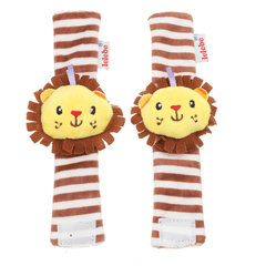 2PCS Baby Multi Style Cute Wrist Sonaglio Cinturino da polso Novità Giocattoli per bambini Regalo