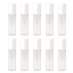 5Ml Empty Clear Glass Roll on Bottles Refillable Roller Ball Essential Oil Liquid Bottle