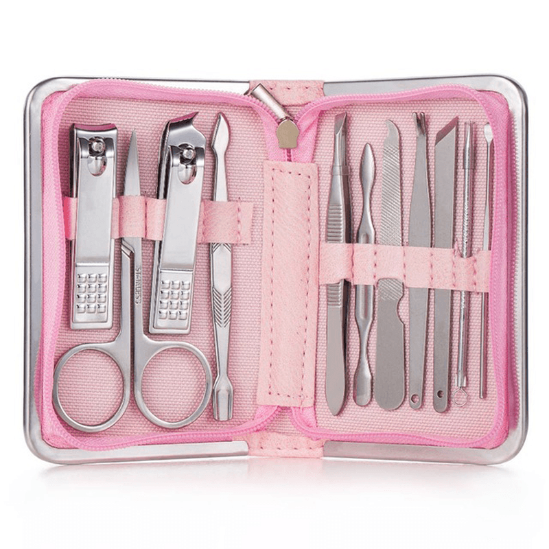 11/26 Pcs Nail Clipper Manicure Set Stainless Steel Nail Cutter Scissor Cuticle Nipper Nail Tools Set