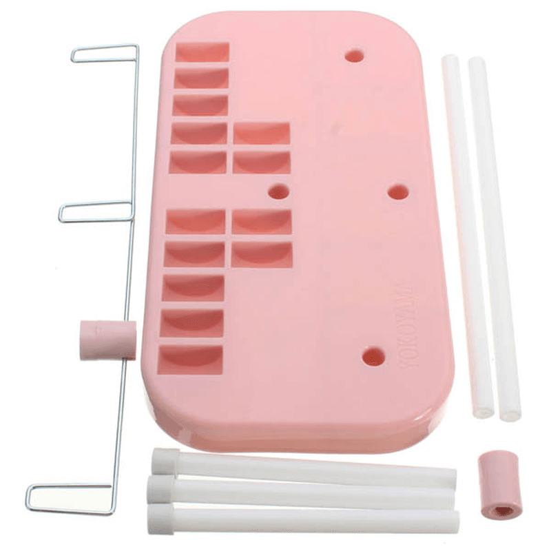 Pink Three Spool Thread Stand Holder Household Sewing Machine Accessories