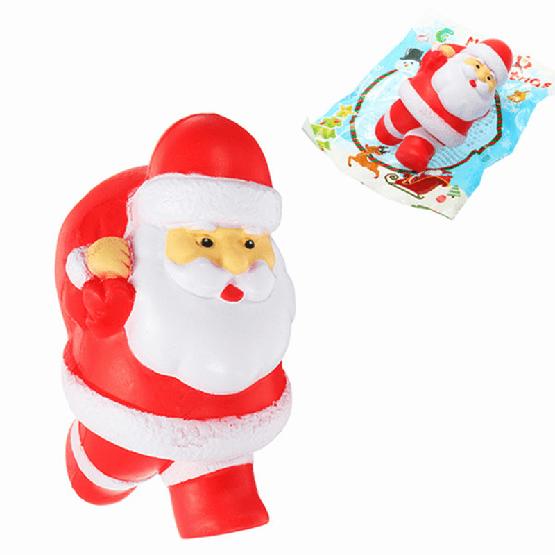 Camaleón Squishy Papa Noel Papá Noel Levantamiento Lento con Empaque