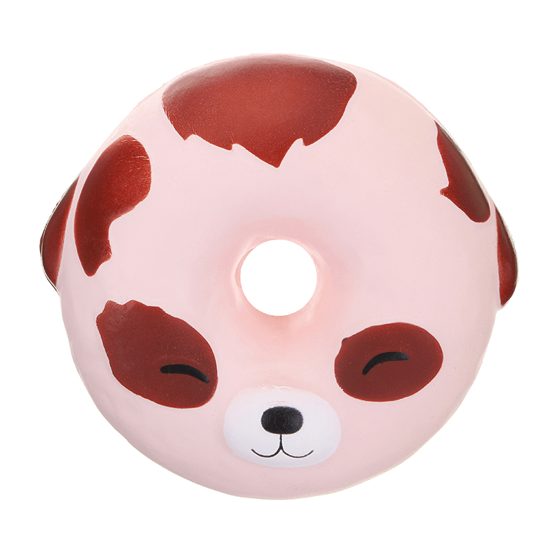 Yunxin Squishy Puppy Dog Donut 10Cm Scented Soft Slow Rising with Packaging Collection Gift Toy