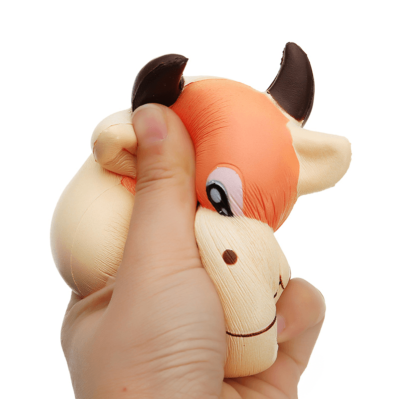 Bull Head Squishy 10 * 8Cm Levantamiento lento con empaque Colección Regalo Juguete suave