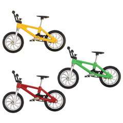 Cool Finger Alloy Bicycle Set Children Kid Model Rare Small Mini Toy