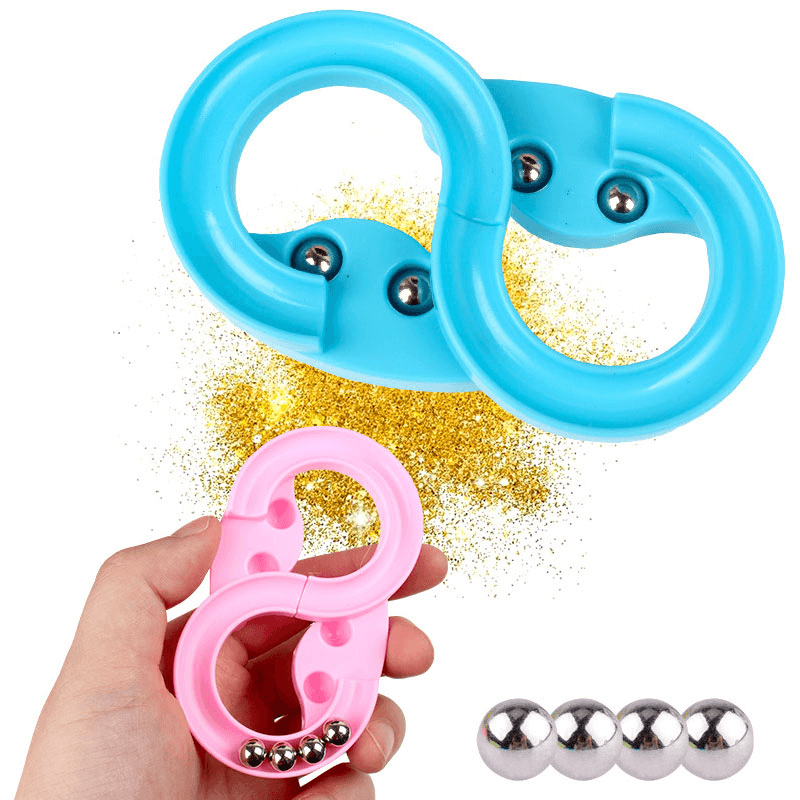 Random Color Creative Children'S Palm Mini Track Ball Hand Brain Coordination Training Sensory Puzzle Educational Toy for Kids Gift