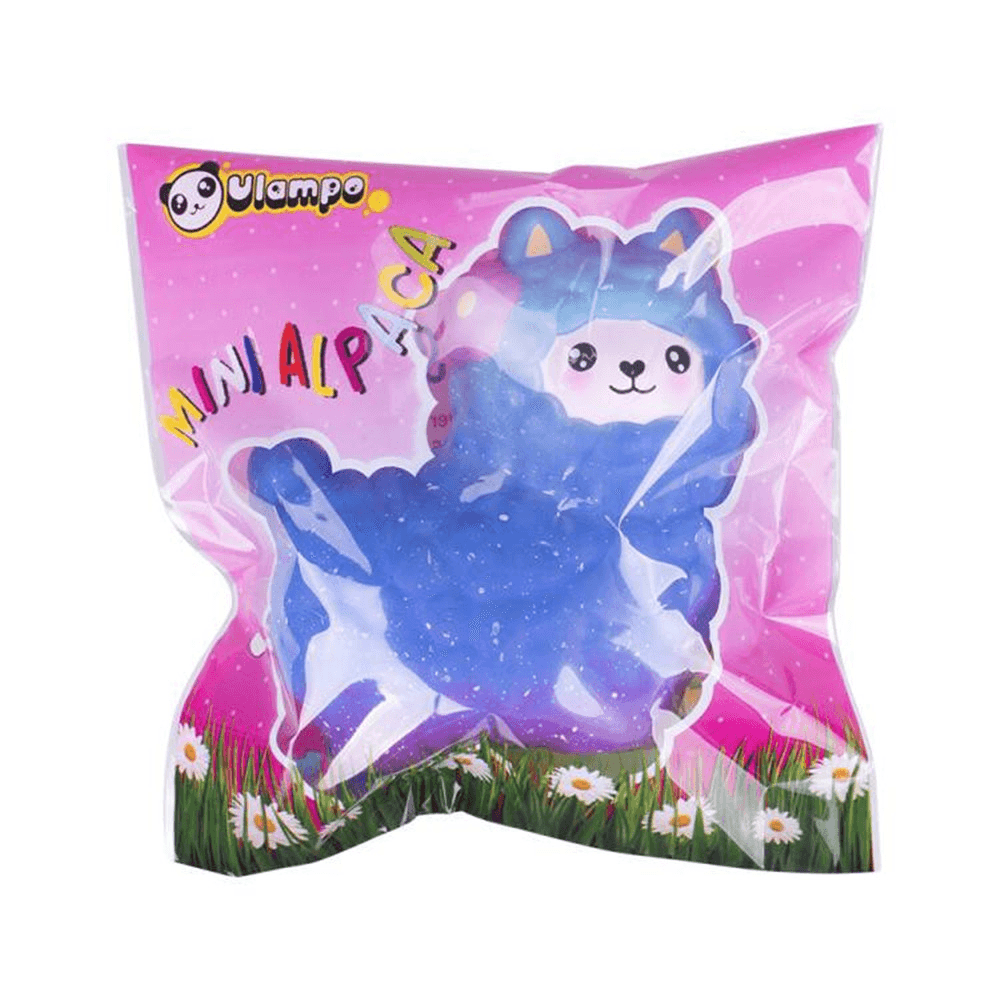 Vlampo Sheep Squishy Cute Alpaca Galaxy Slow Rising Scented Fun Animal Toys Gift