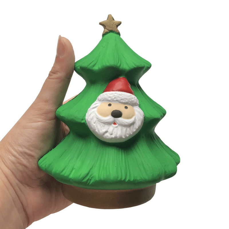 Squishy Santa Claus Christmas Tree 13CM Christmas Gift Decoration Collection with Packaging