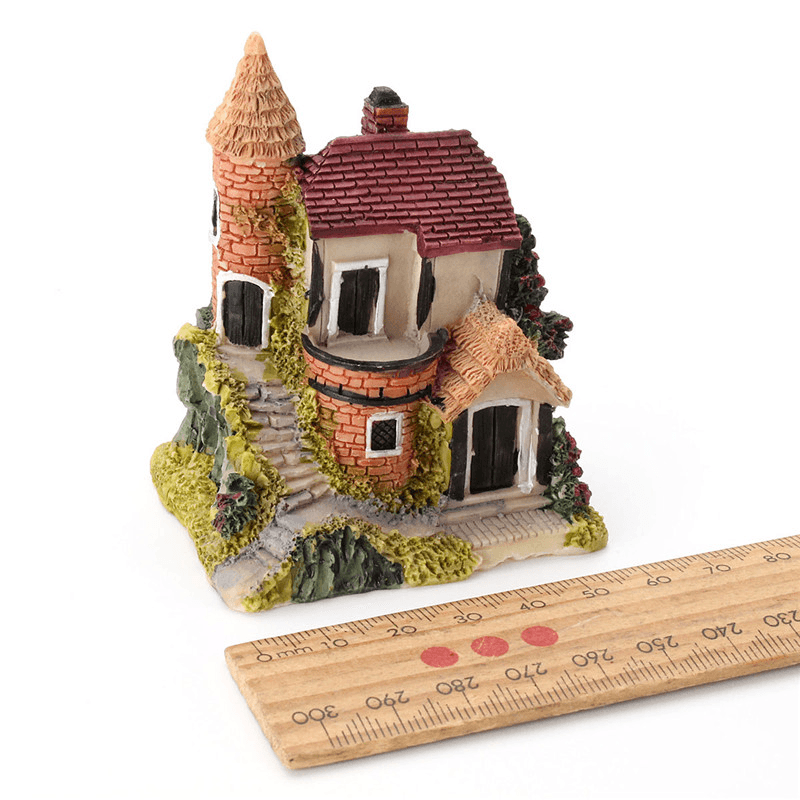 Puppenhaus-Miniatur-Set, Garten, Puppenhaus, Mikrolandschaft, DIY, Mini-Schloss, Modell, Spielzeug, Heimdekoration, Geschenk