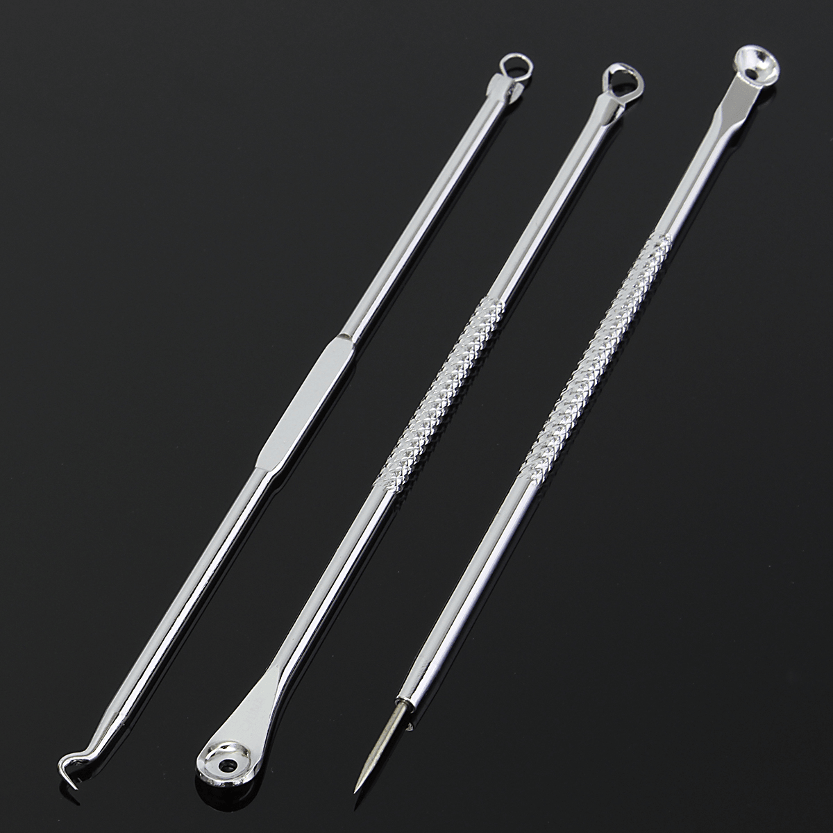 7 Set to Choose Stainless Silver Blackhead Extractor Remover Facial Care Tool Blemish Acne Pimple