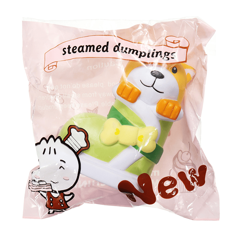 Squishyshop Puppy in Boots Jumbo Dog Shoes Squishy Slow Rising with Packaging Collection Gift Decor