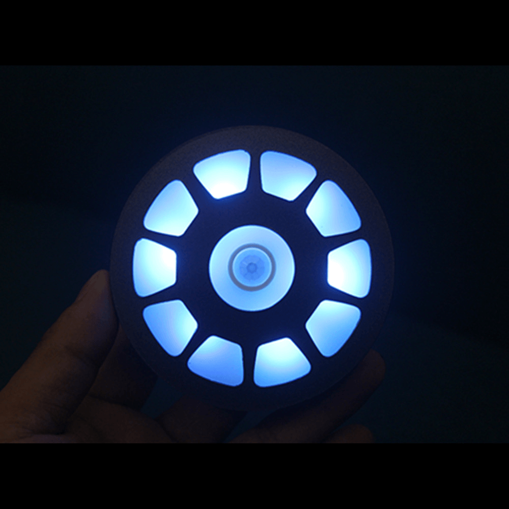 MK Arc Reactor Induktions-Infrarot-Sensing-Nachtlicht Kühlschrankmagnet Schreibtischlampe Tony Stark Toys