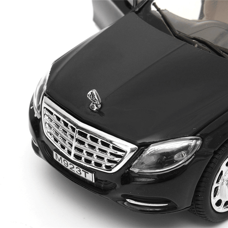 1:32 S600 Limousine Druckguss-Metallautomodell 20,5 x 7,5 x 5 cm Auto in schwarzer Box