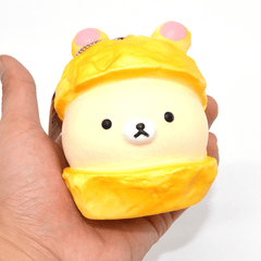 Squishy Bear Macaron Cake 9Cm Slow Rising Soft Collection Gift Decor Toy