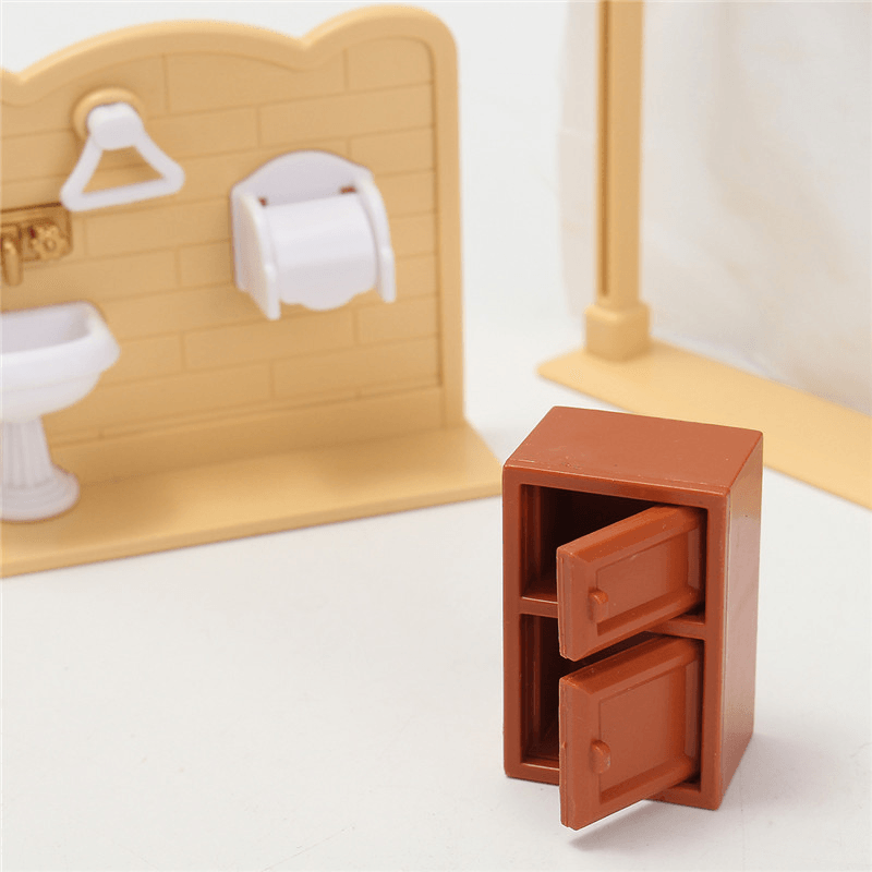 1:12 Simulation Bathroom Play House Props Dollhouse Creative DIY Material