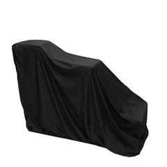 Black Polyester All Weather Protective Snow Thrower Cover 158X77X110Cm