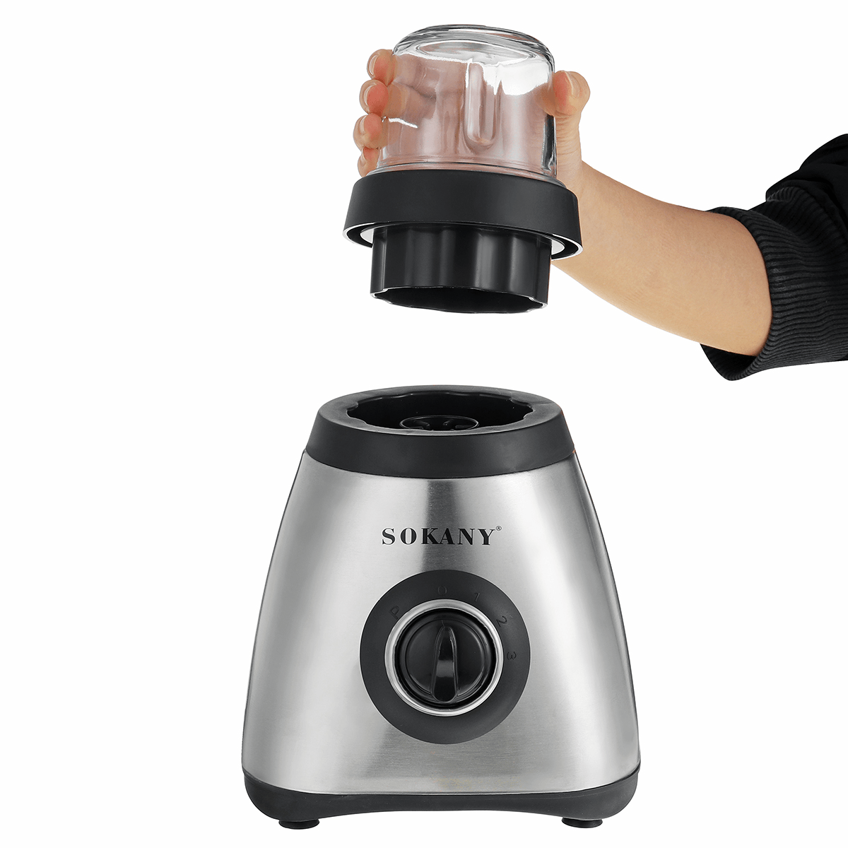 SOKANY Electric Juicer Blender Meat Vegetables Fruits Coffee Grinder Juice Maker 1.5L