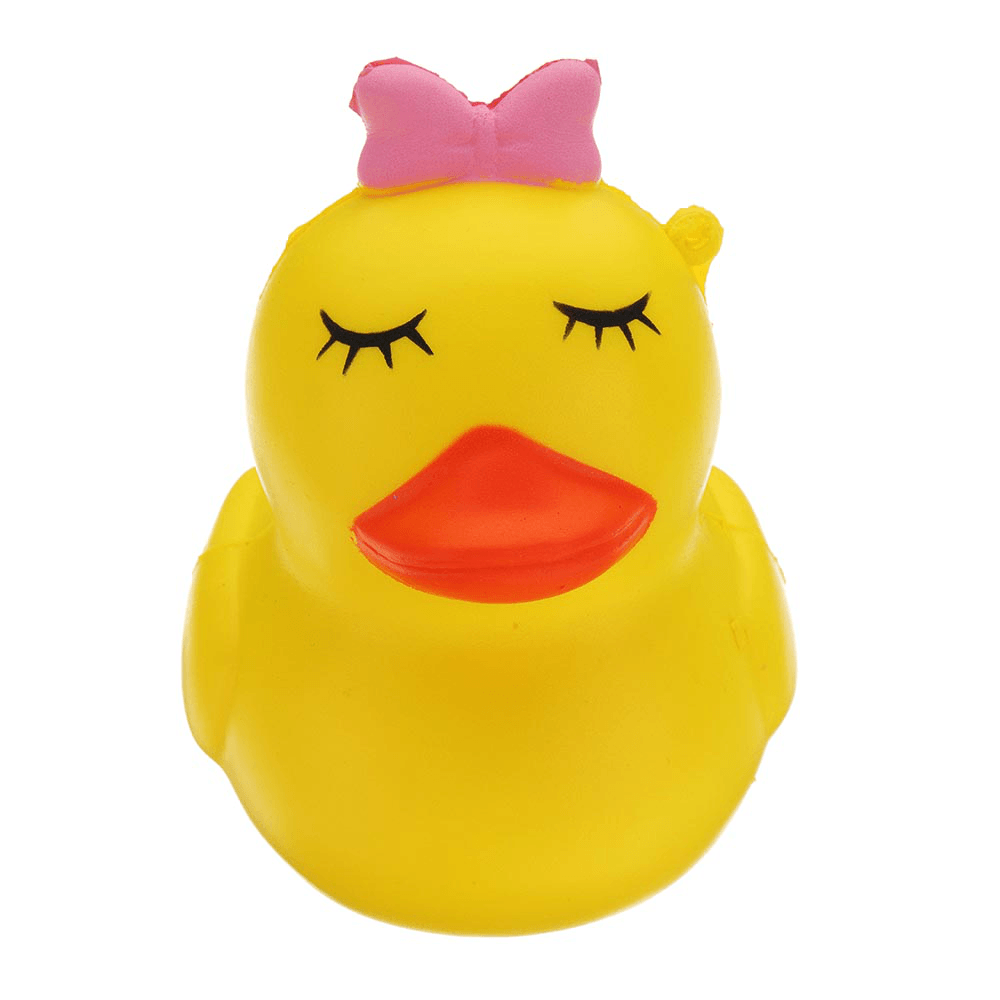 Cartoon Yellow Duck Squishy 9.5*8CM Slow Rising with Packaging Collection Gift Soft Toy