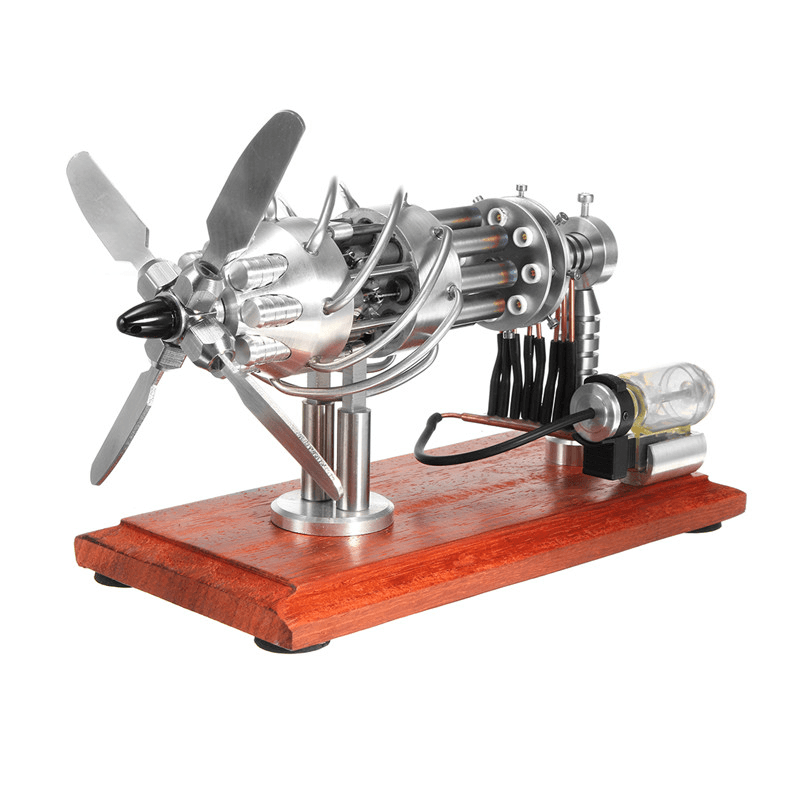 STARPOWER 16 Cylinder Hot Air Stirling Engine Motor Model Creative Motor Engine Toy Engine