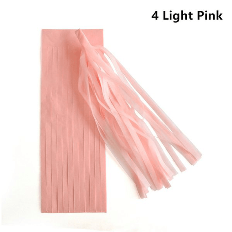 14 Inch Tissue Paper Tassel Garland Birthdays Party Decorations Event Gift Pack Balloon Accessoriess